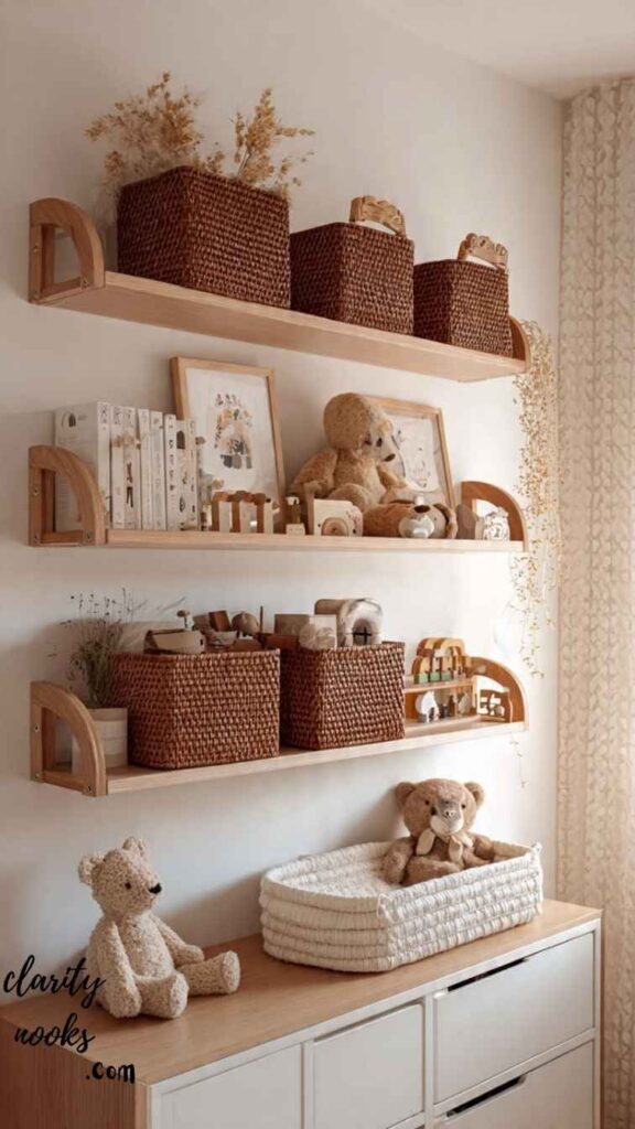 Build a Floating Shelf Display Instead of a Changing Table