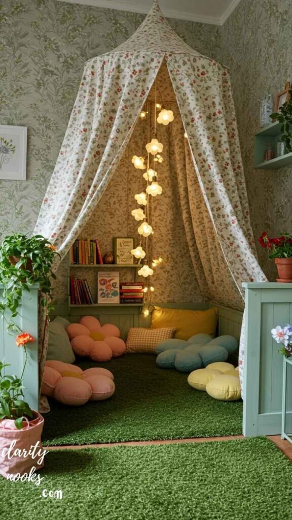 Build a Reading Nook with a Tension Rod Book Ledge