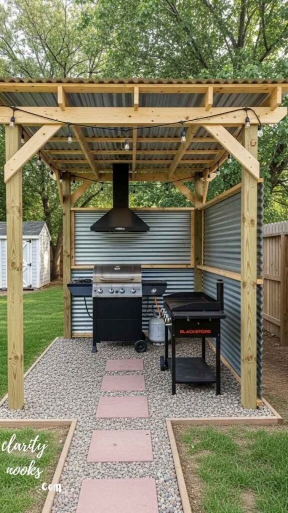 Create a DIY Pergola Over Your Grill Zone