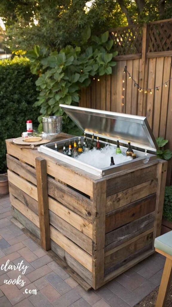 Add a DIY Outdoor Bar and Prep Station