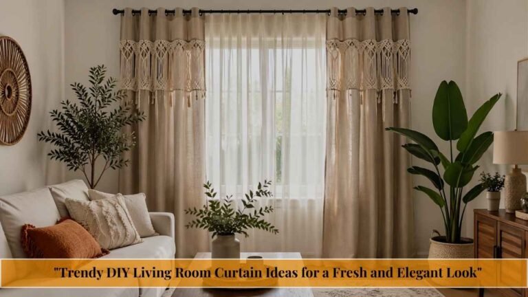 DIY Living Room Curtain Ideas