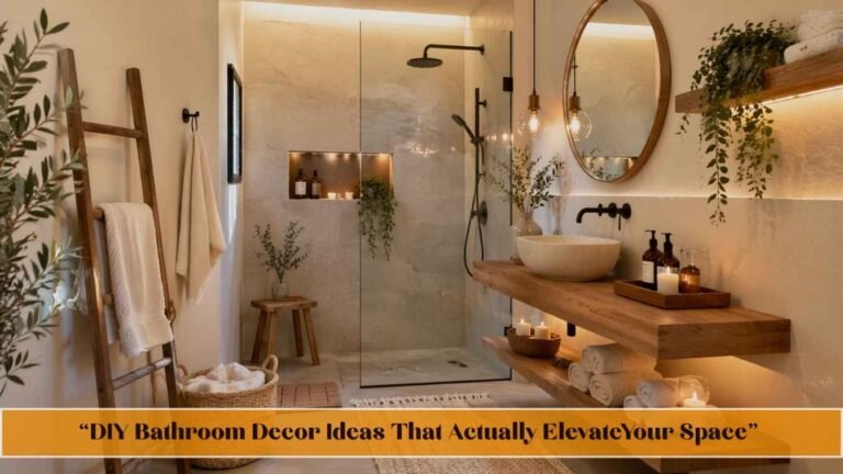 DIY Bathroom Decor Ideas