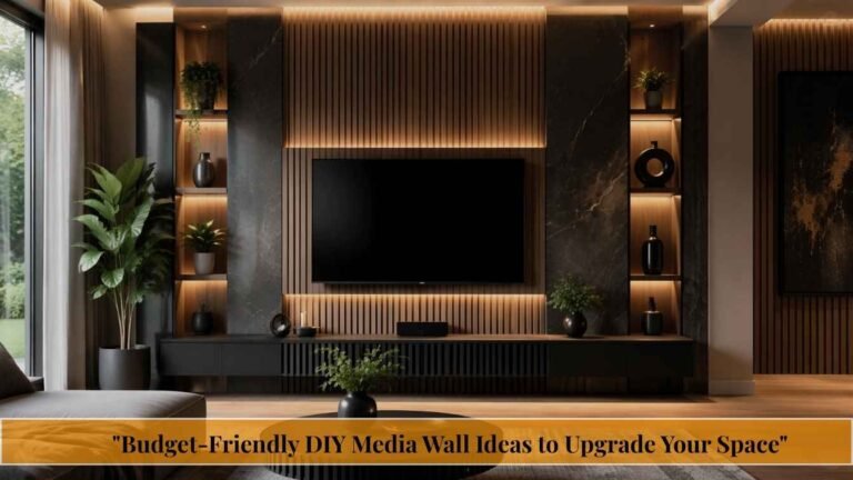 DIY Media Wall Ideas