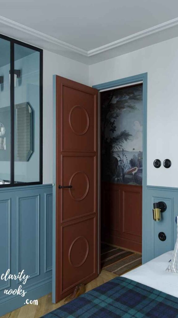 Color Drenching Your Entryway Door System