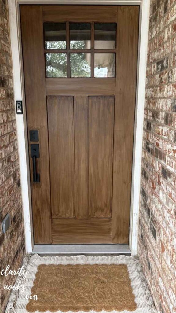 Faux Wood Grain Effect