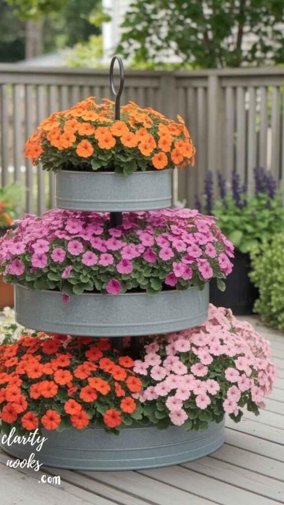 Use Containers to Create a Moveable Flower Display