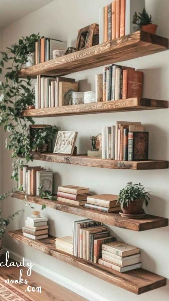 DIY Floating Shelves That Look Like Custom Millwork