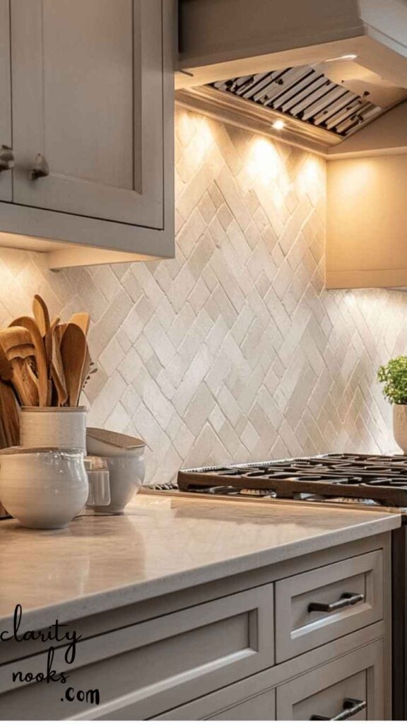 Peel-and-Stick Backsplash