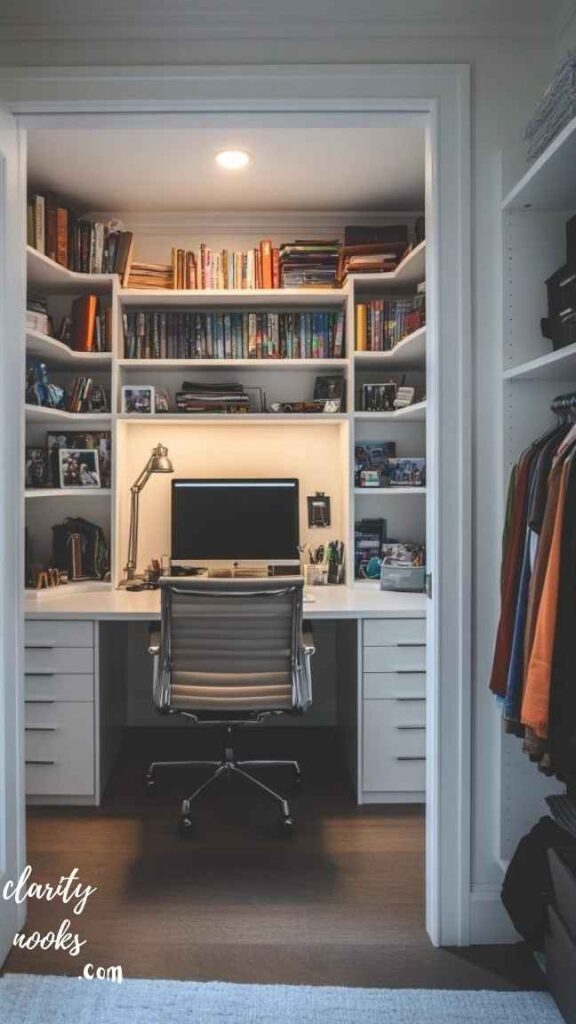 The "Cloffice" Convert a Closet Into a Focused Work Pod