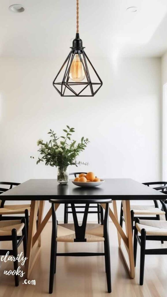Plug-In Pendant Lights Over an Island or Dining Area