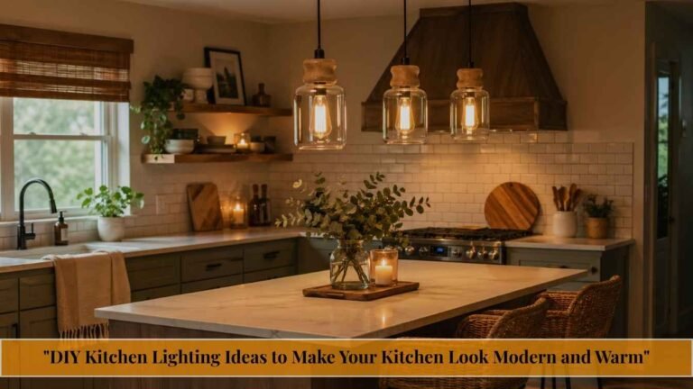 DIY Kitchen Lighting Ideas