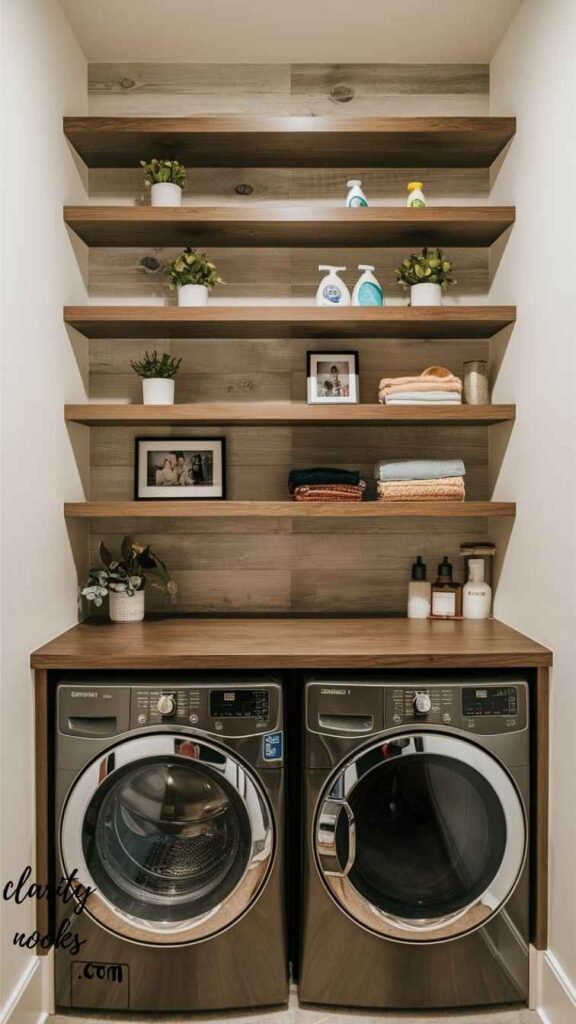 Build a Floating Shelf System Above the Machines