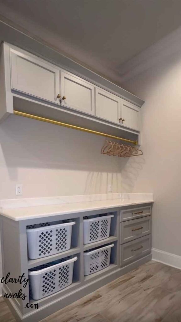 DIY a Laundry Sorting System with Multiple Hampers