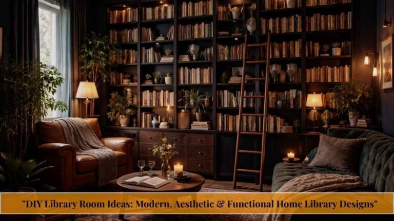 DIY Library Room Ideas