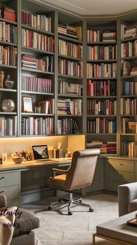 Dual-Purpose Library & Home Office