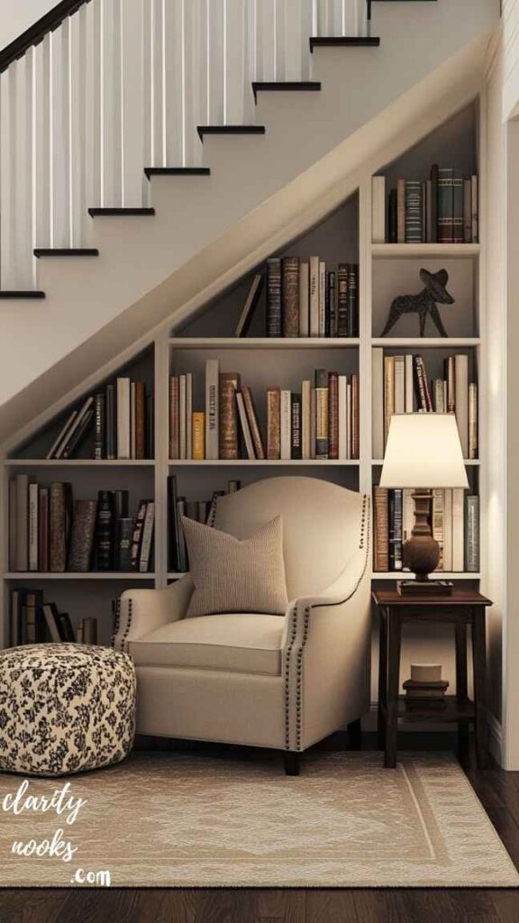 Under-Stair Library Space