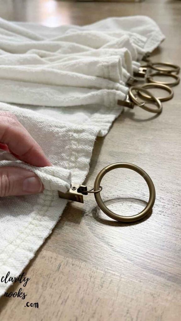 No-Sew Drop Cloth Curtains