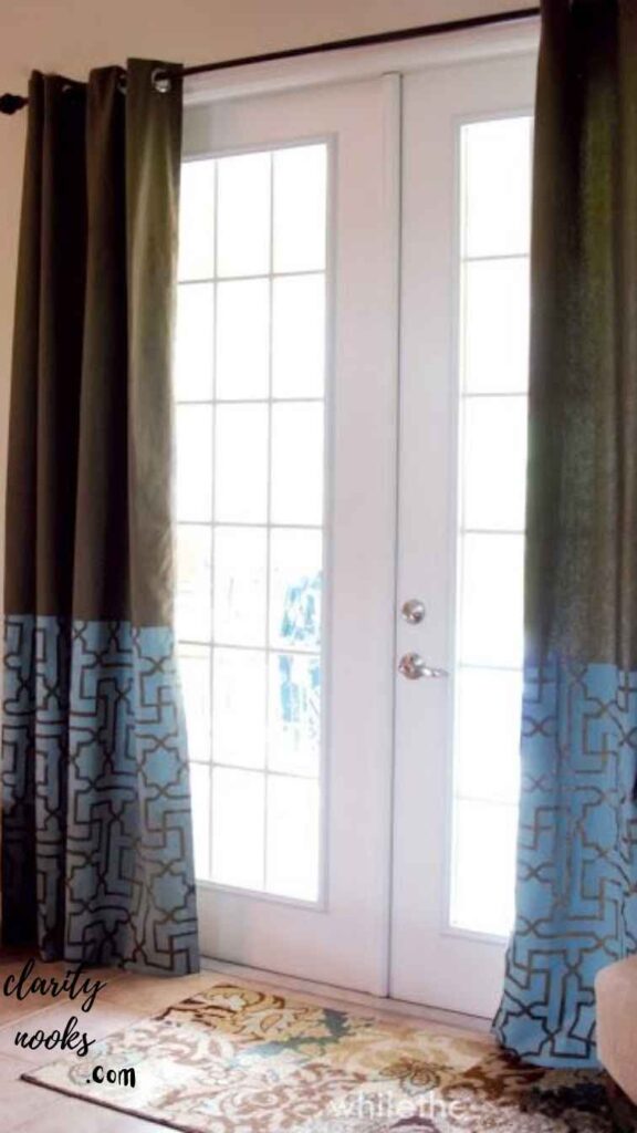 Stenciled or Painted Curtain Panels