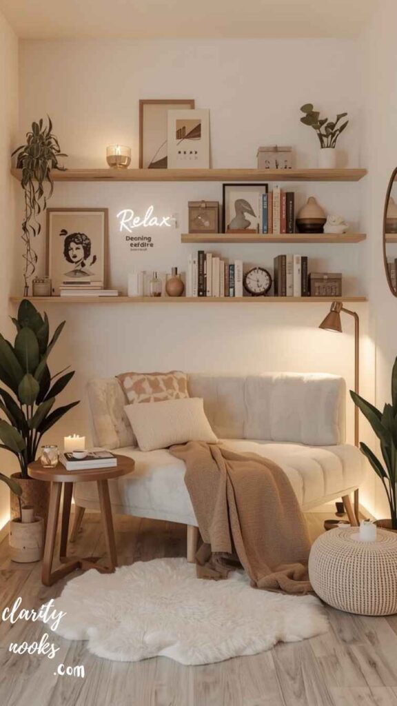 Create a Reading Nook or Defined Zone Within Your Room