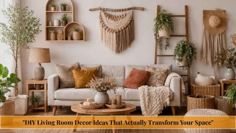 DIY Living Room Decor Ideas