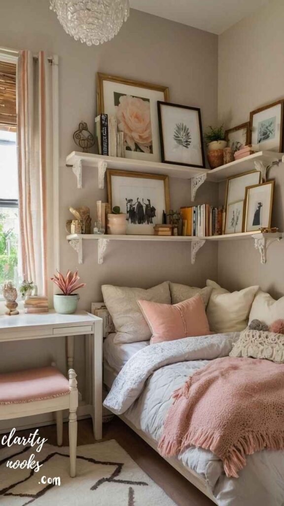 Add Floating Shelves for Décor & Function