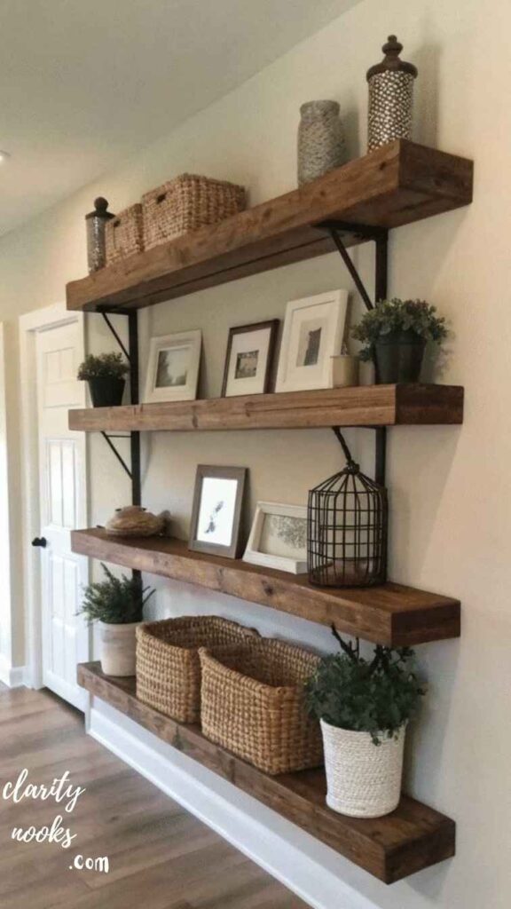 Build Custom Open Shelving (Without Power Tools)