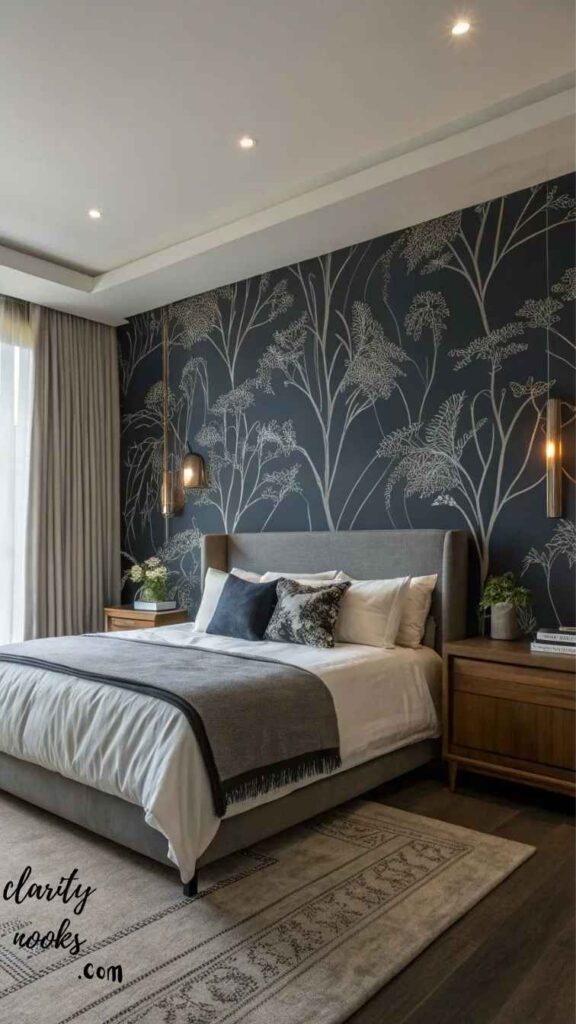 Paint a Bold or Textured Accent Wall