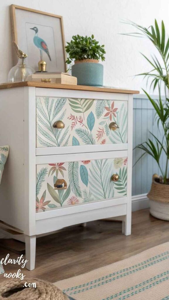 Upcycle Old Furniture With Paint & Hardware