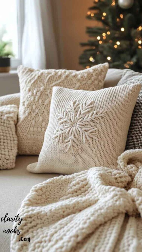 Upgrade Throw Pillows and Blankets Seasonally
