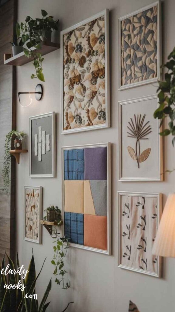 Frame Fabric or Wallpaper as Wall Art