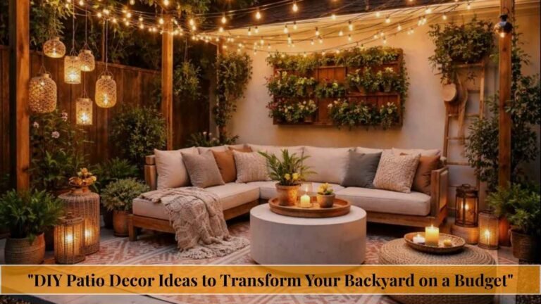 DIY Patio Decor Ideas