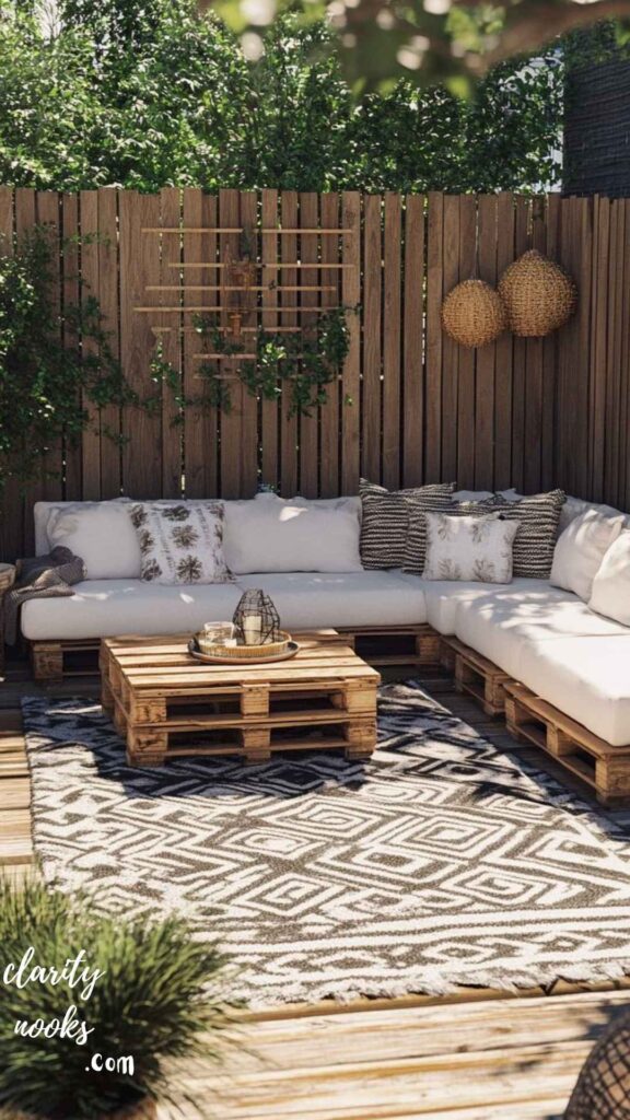 Repurposed Pallet Furniture: Budget Outdoor Seating