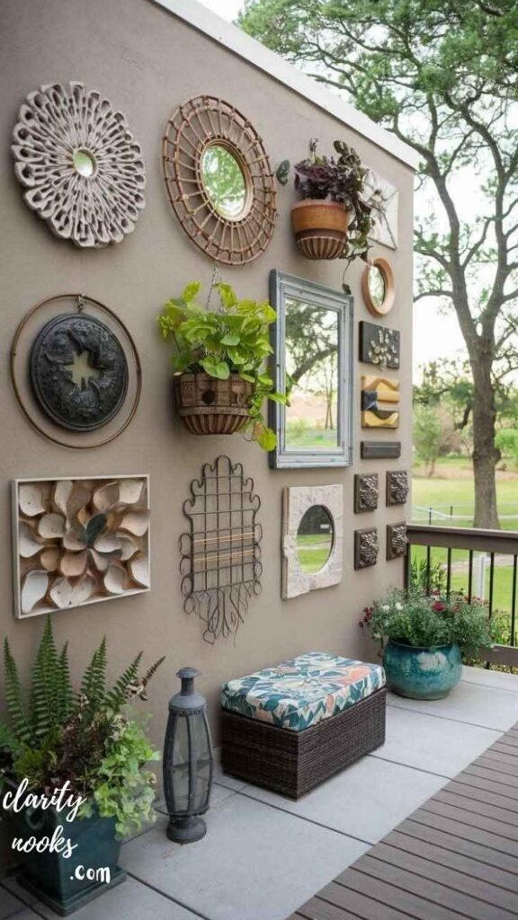 Weather-Resistant Outdoor Gallery Wall