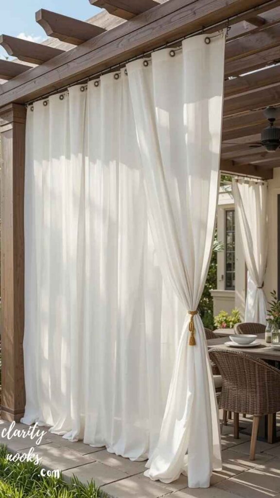 Outdoor Curtain Privacy Screens