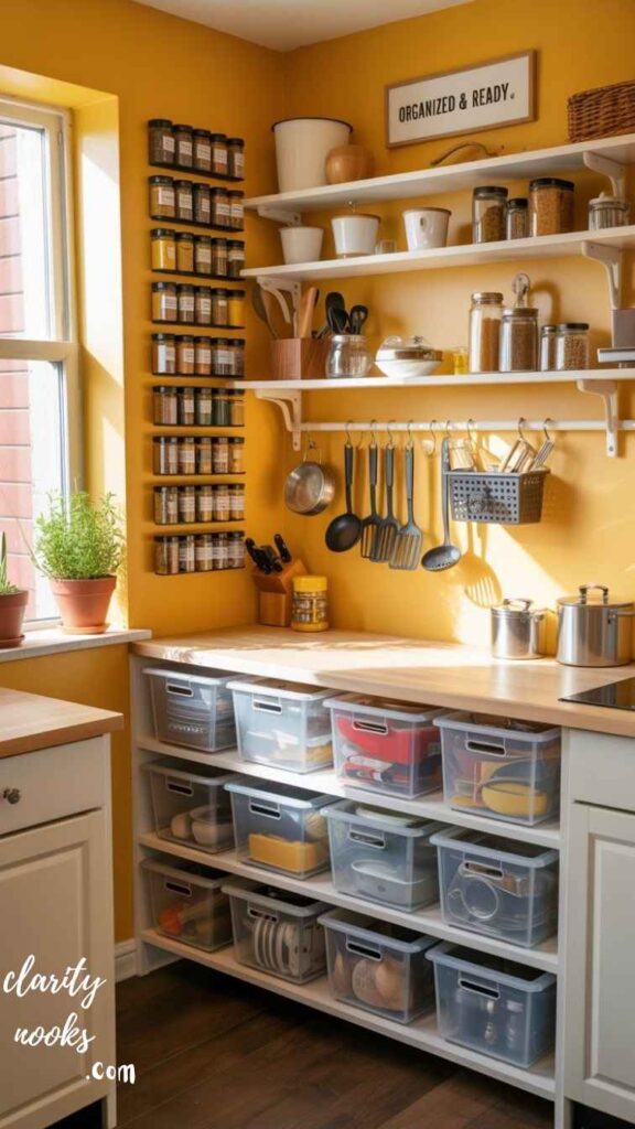 Go Vertical With Open Shelving