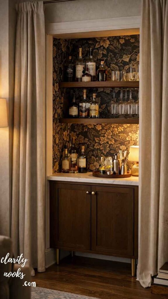 Closet Bar Conversion