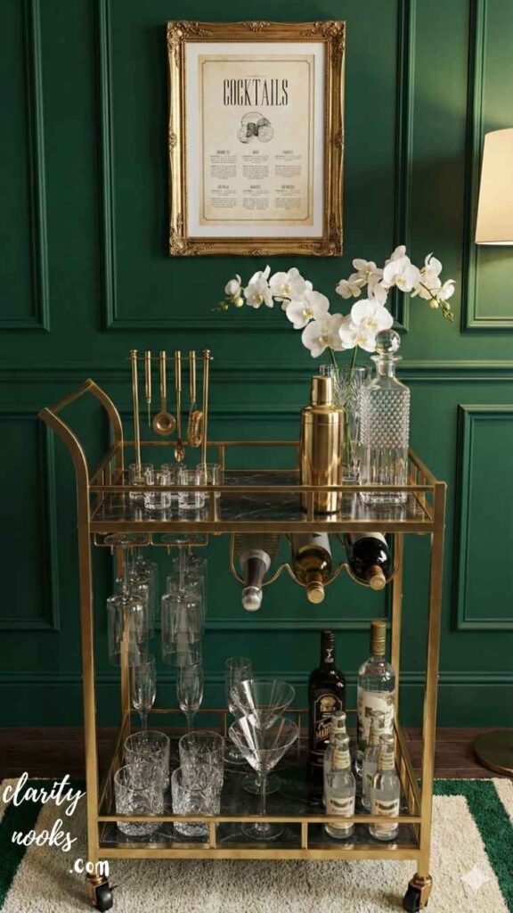 Rolling Bar Cart Upgrade