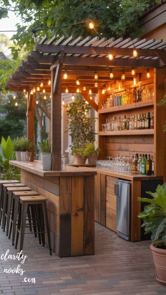Outdoor Pergola Bar