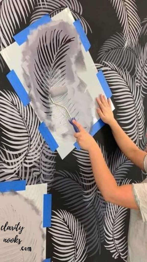 Stencil Accent Walls