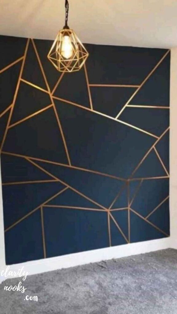Geometric Tape Wall Designs