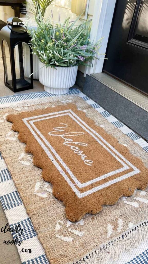 Lay an Outdoor Rug to Define the Space