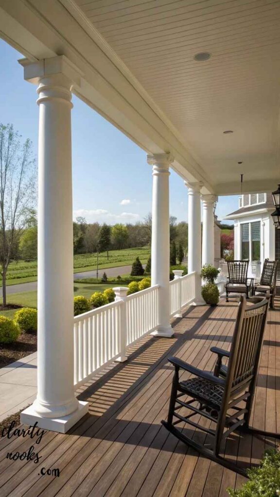 Refresh Porch Columns and Railings