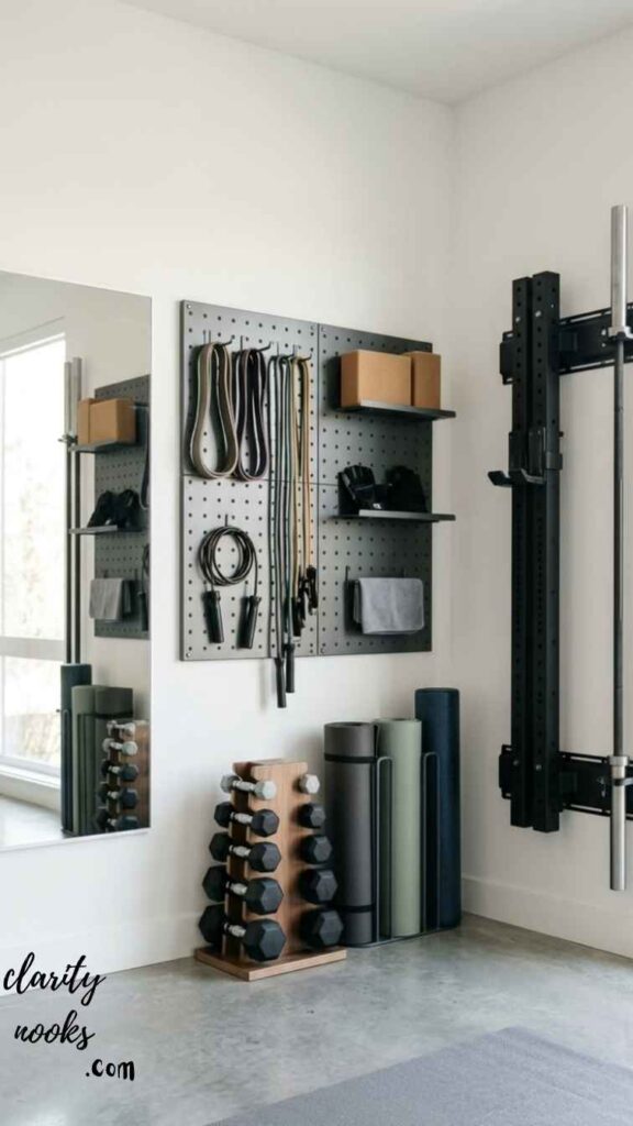 Install Wall-Mounted Storage to Reclaim Floor Space