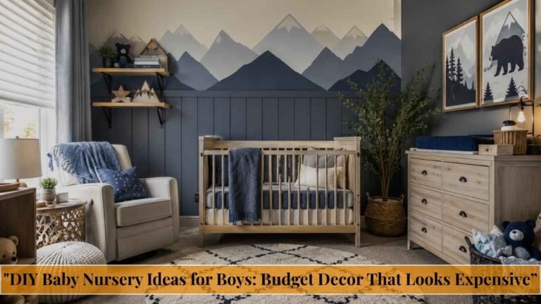 DIY Baby Nursery Ideas for Boys