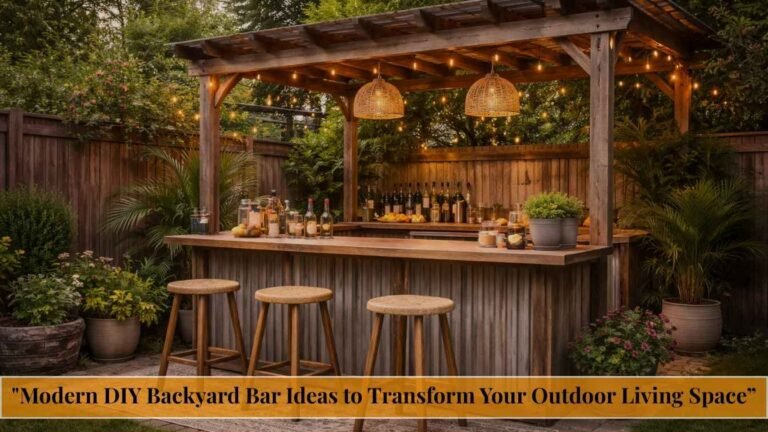 DIY Backyard Bar Ideas