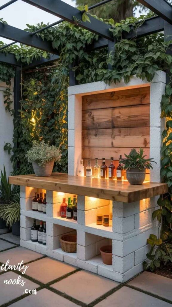 Concrete Block Bar