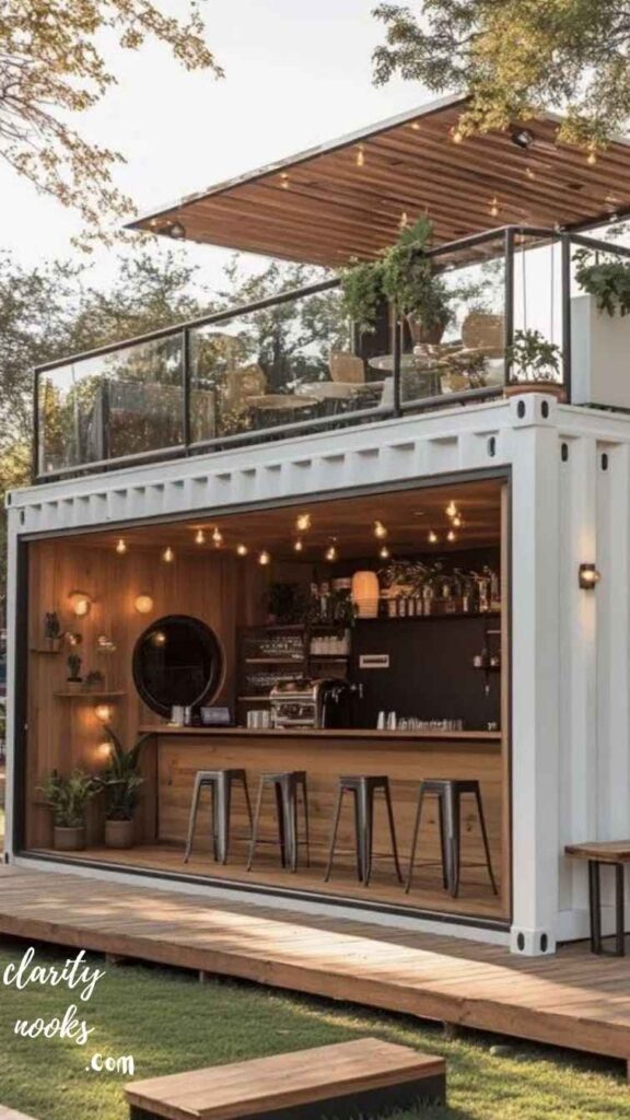 Shipping Container Mini Bar