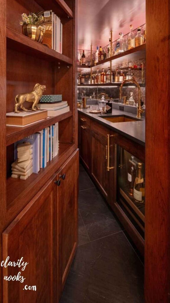 Speakeasy-Inspired Hidden Bar