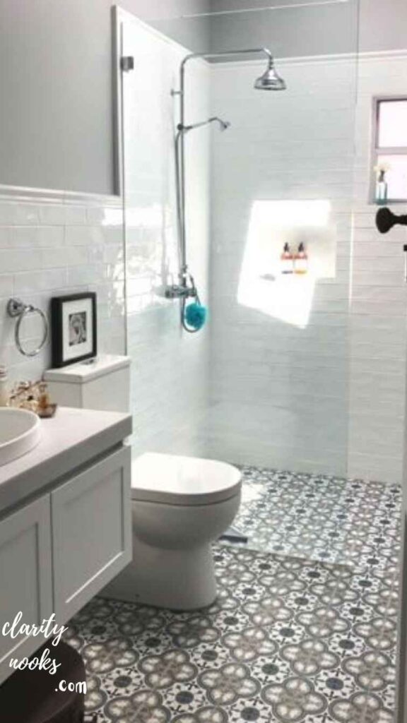 Moroccan-Inspired Cement Tile Accent