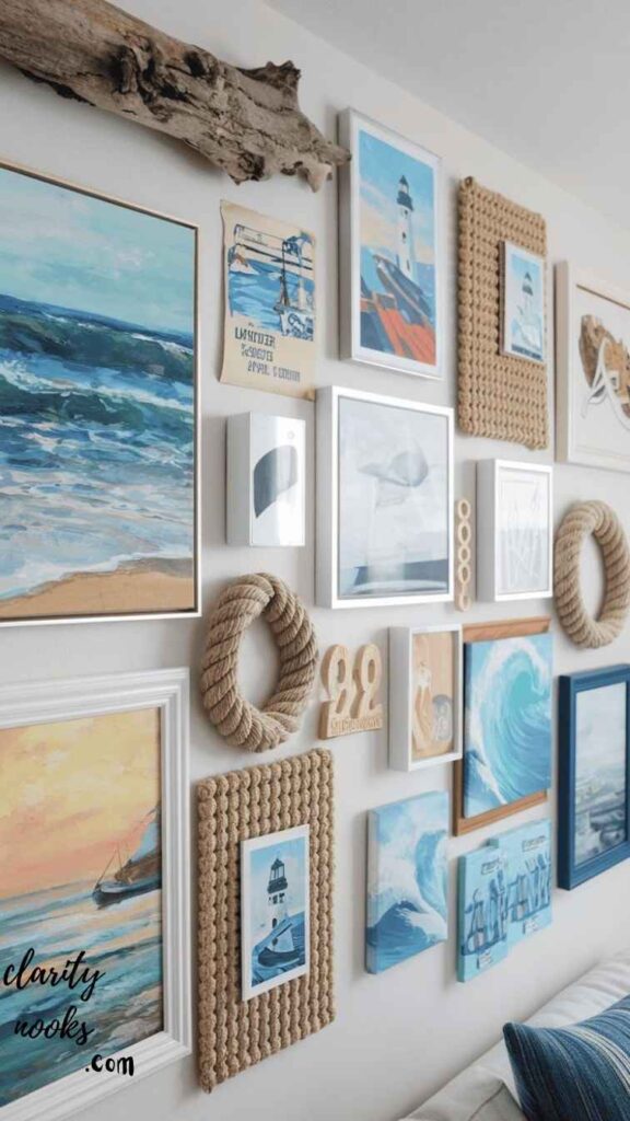 Create Coastal Wall Art Without Buying Prints